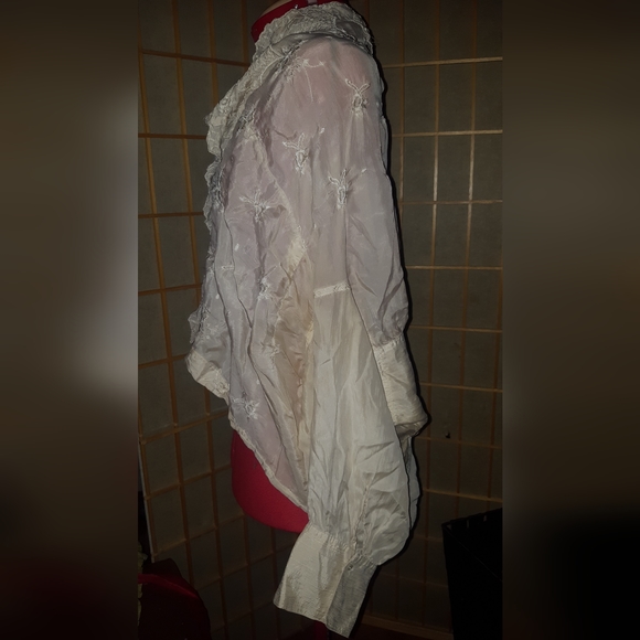 vintage silk blouse - Picture 3 of 6
